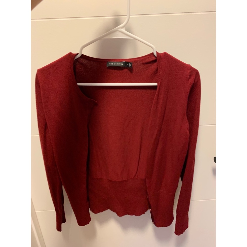 The Limited cardigan, red, never worn!